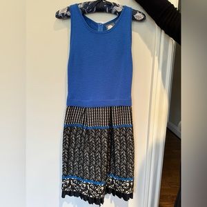Anthropologie. Girls from Savoy. Royal blue dress